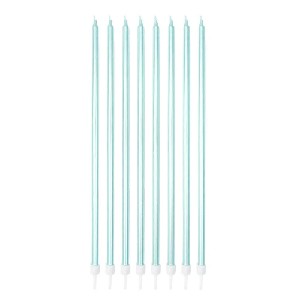 Mostrar detalhes de Vela Palito Gigante Metalizada Prata 18cm 8und V095 - SILVER Imagem de Vela Palito Gigante Metalizada Prata 18cm 8und V095 - SILVER